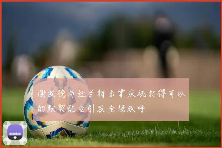 谢泼德与杜兰特击掌庆祝打得可以的默契配合引发全场欢呼